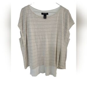 White House Black Market 2 Layer Top